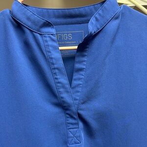 Figs women Vibrant Blue  figs scrub shirt